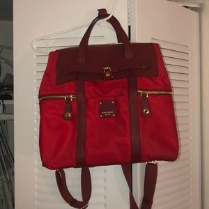 Red Henri Bendel Backpack